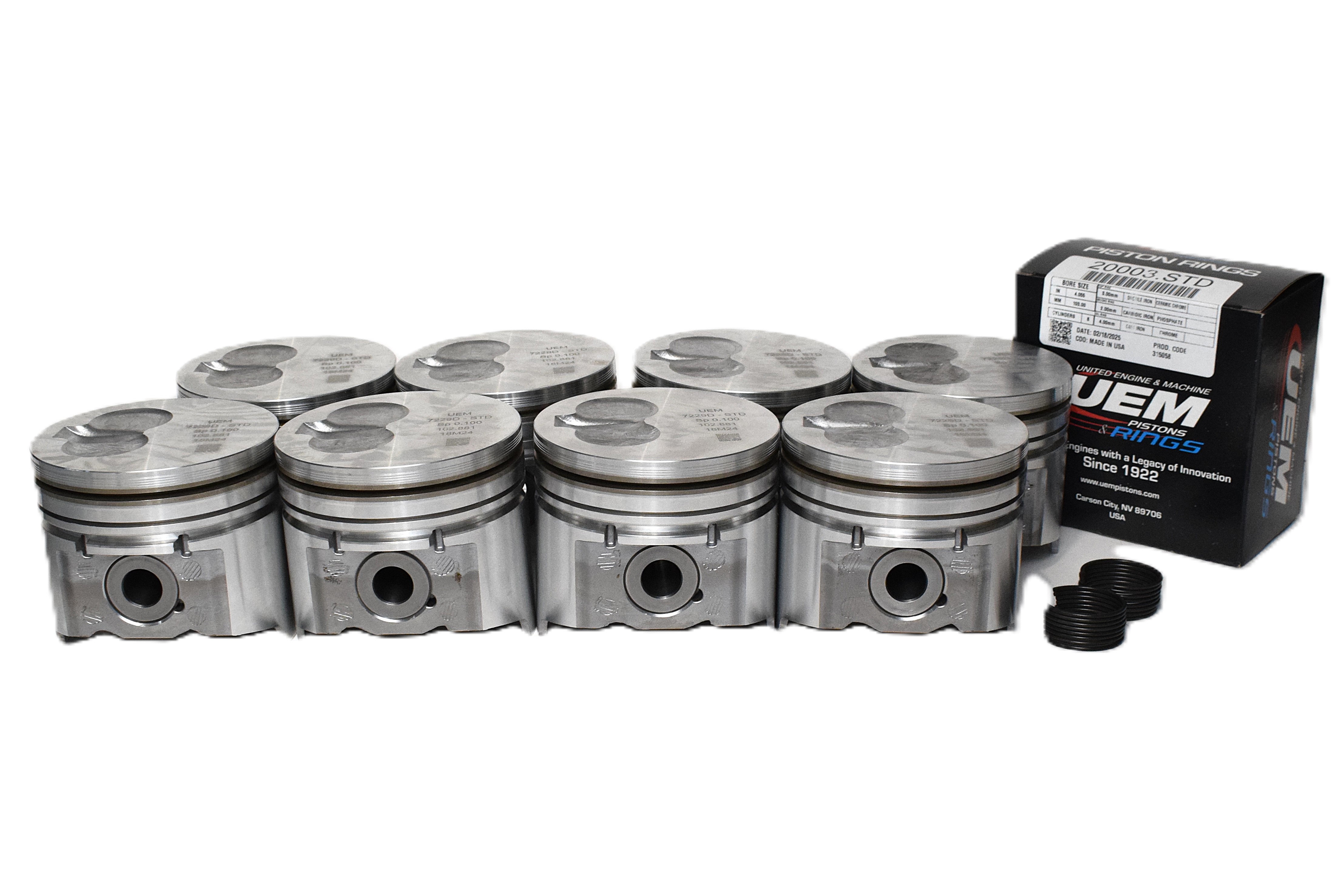 Dualoy Diesel Pistons 7229DKT.1.0MM