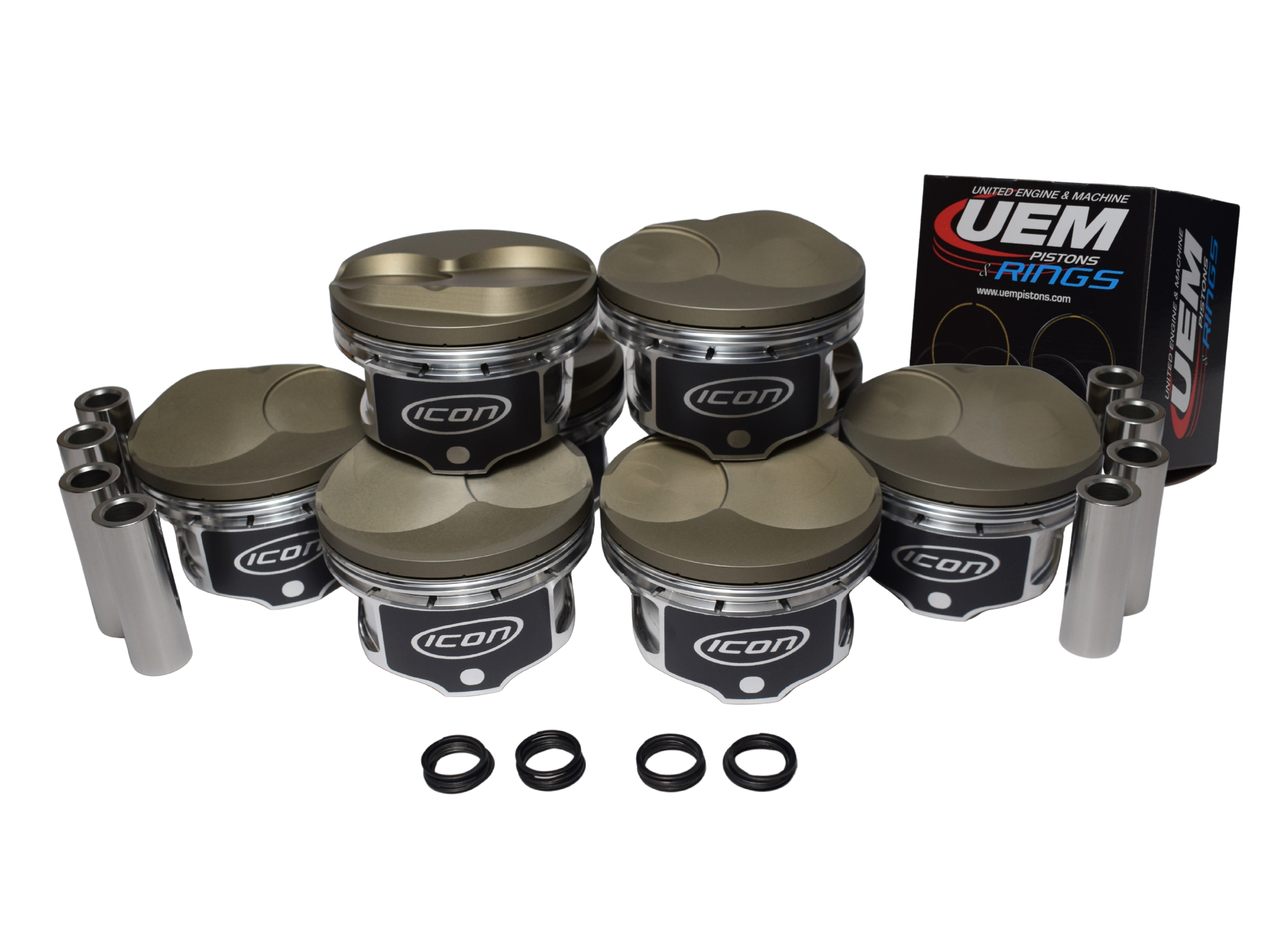 Icon Forged Pistons IC444CAKTS.020